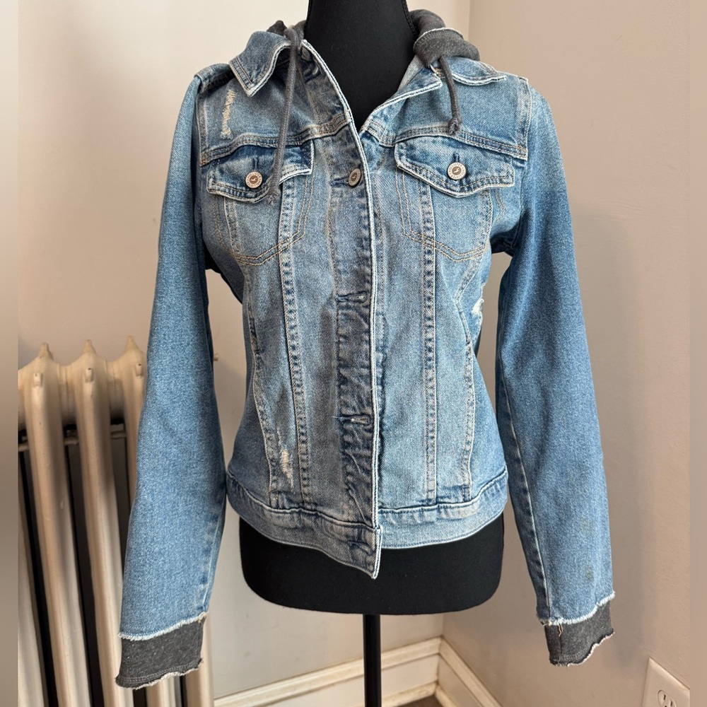 Hollister Denim Jacket w/ Hood